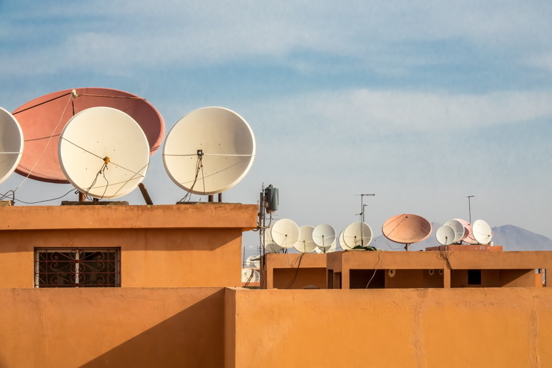 antena parabólica